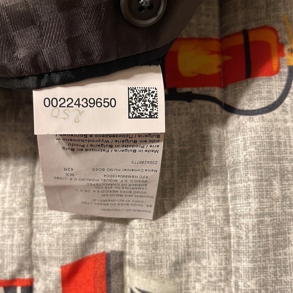 Tuxedo jacket Hugo boss black cotton like new . - Picture 8 of 10